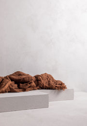 gauze / pure linen throw  / final sale